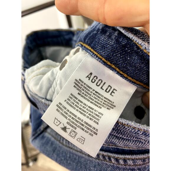 Agolde Harper Crop Straight Jeans size 26 - Picture 4 of 7